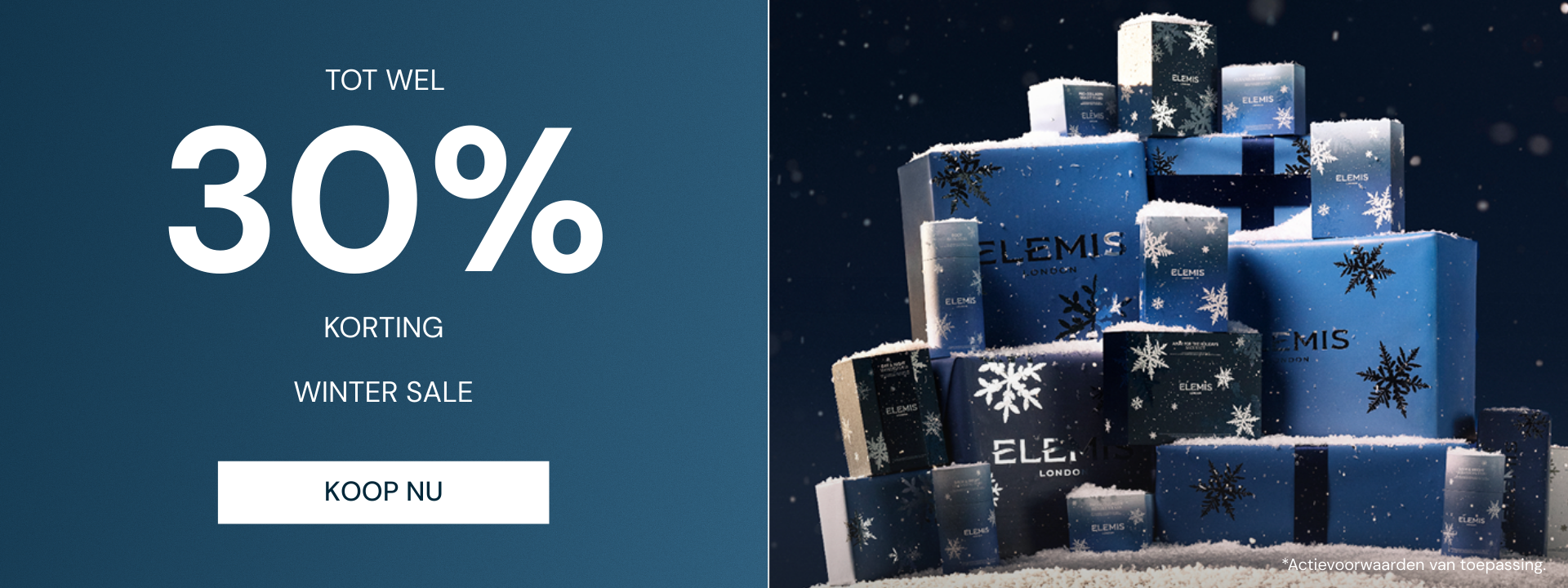 Winter sale: Tot wel 30% korting