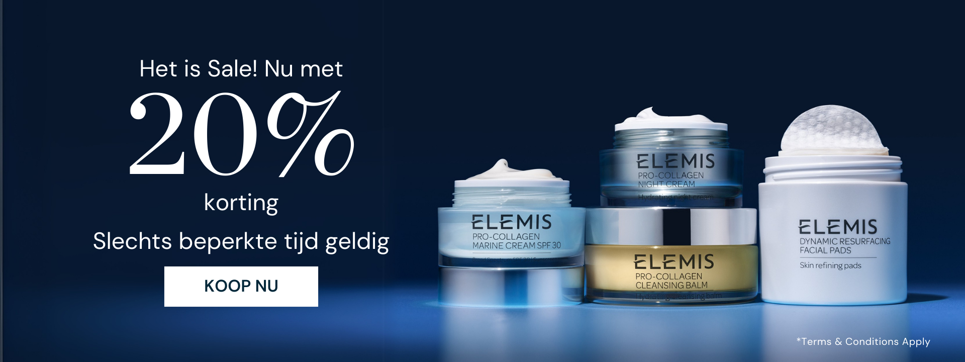 Het is Sale! Nu met 20% korting